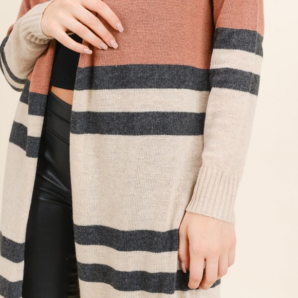 Rust Cashmere Cardigan - Picture 4 of 7